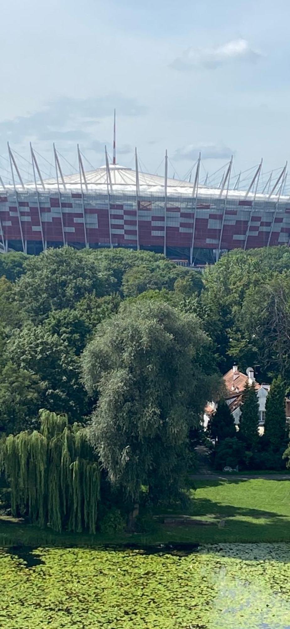 Dedek Park - Historyczny Dworek W Pieknym Parku Skaryszewskim Obok Stadionu Narodowego Warschau Exterior foto